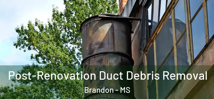 Post-Renovation Duct Debris Removal Brandon - MS
